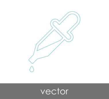 Damlalık tıbbi simge, vektör çizim