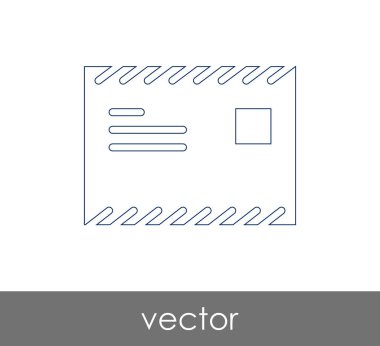 Vektör çizim, zarf simgesi, işareti  