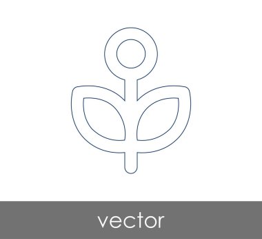 web tasarım ve uygulamalar için çiçek simgesi