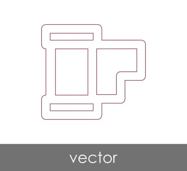 web tasarım ve uygulamalar için film simgesi