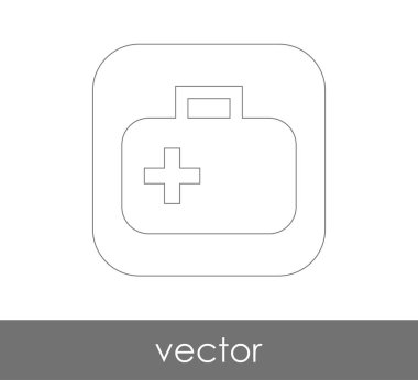 İlk yardım çantası simgesi