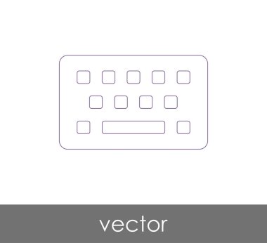 klavye simgesini tasarımını