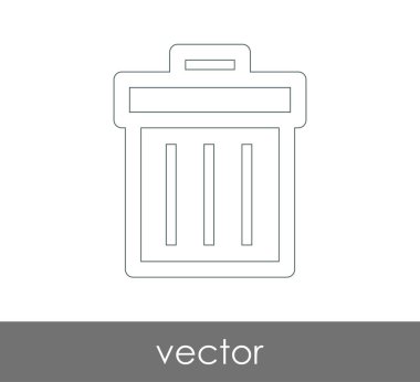 çöp kutusu simgesini