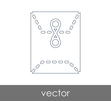 Vektör çizim, zarf simgesi, işareti  