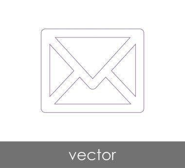 Vektör çizim, zarf simgesi, işareti  