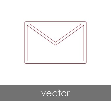 Vektör çizim, zarf simgesi, işareti  