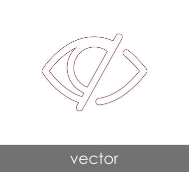 göz grafik simgesini, vektör çizim