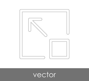 simgesi tasarım, vektör çizim genişletin