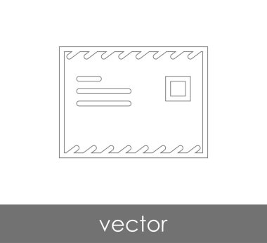 Vektör çizim, zarf simgesi, işareti  