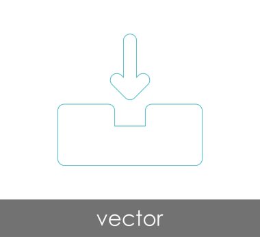 vektör çizim tasarım Arşiv simgesinin
