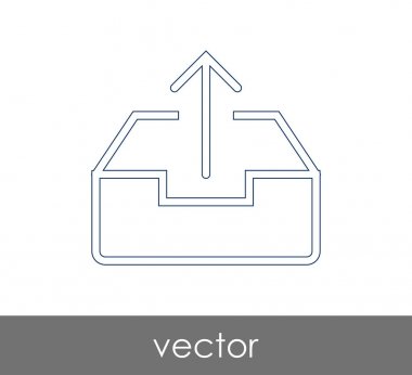 vektör çizim tasarım Arşiv simgesinin