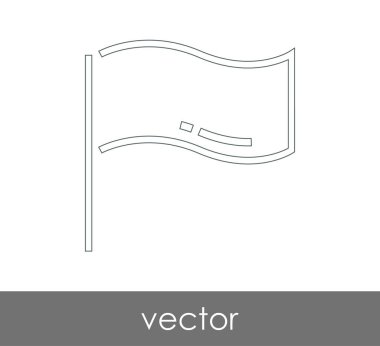 web tasarım ve uygulamalar için bayrak simgesi