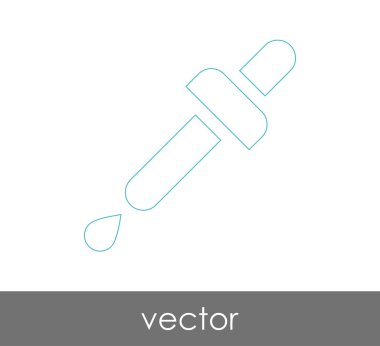 Damlalık tıbbi simge, vektör çizim