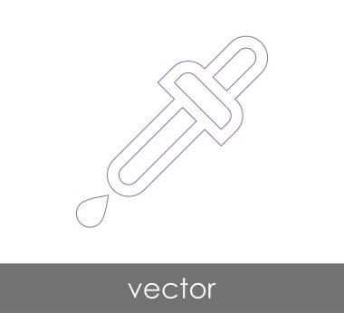 Damlalık tıbbi simge, vektör çizim