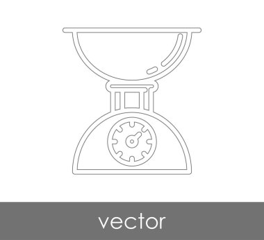 Gıda ölçek simgesi 