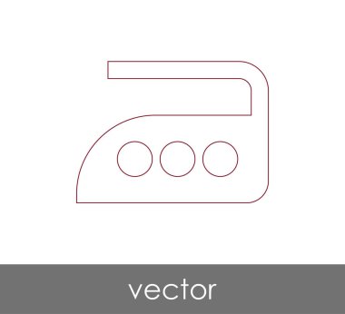 vektör çizim tasarım demir simgesinin