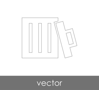 çöp kutusu simgesini