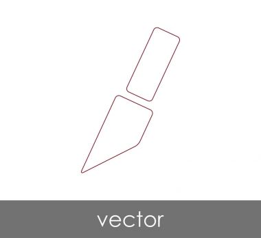 bıçak simgesi tasarım  