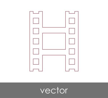 web tasarım ve uygulamalar için film simgesi