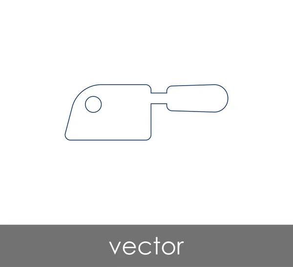 Conception de l'icône couteau — Image vectorielle