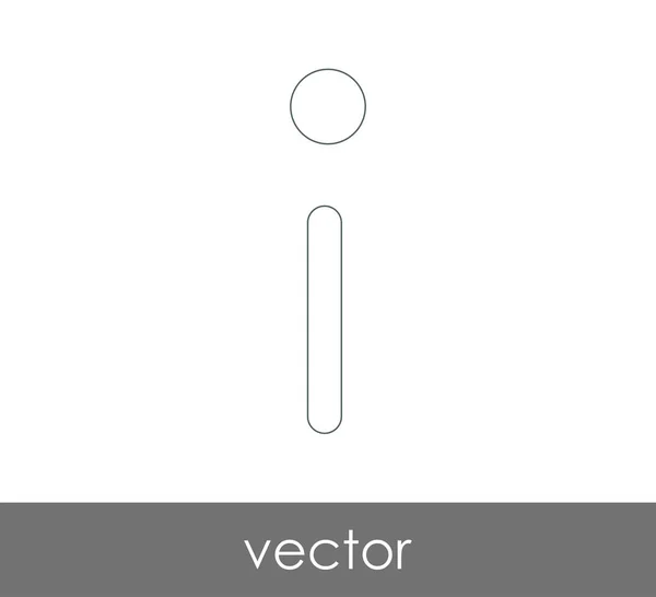 Icône Point Exclamation Illustration Vectorielle — Image vectorielle