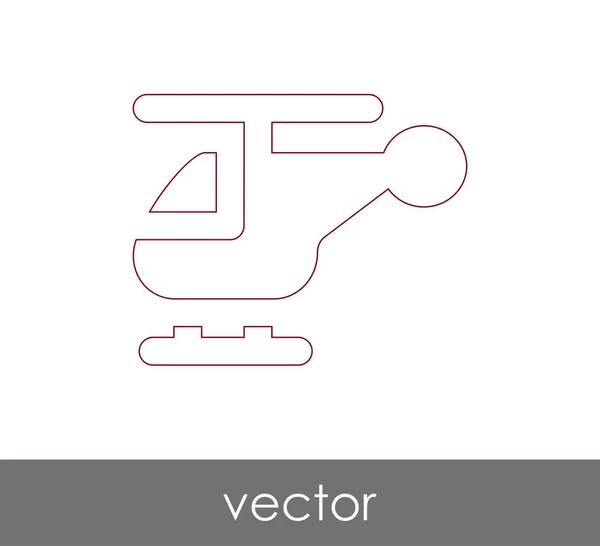 Helikopter-Websymbol — Stockvektor