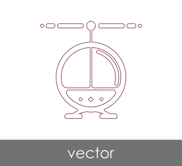 Икона вертолета — стоковый вектор