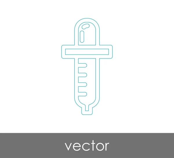 Gotero Icono Médico Ilustración Vectorial — Vector de stock