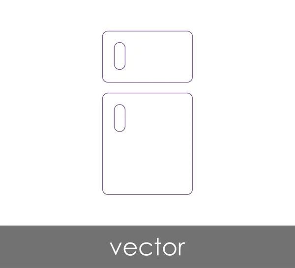 Значок Холодильника Веб Дизайна Приложений — стоковый вектор