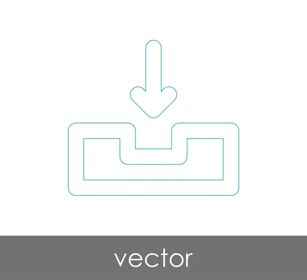 Diseño Ilustración Vectorial Icono Archivo — Vector de stock