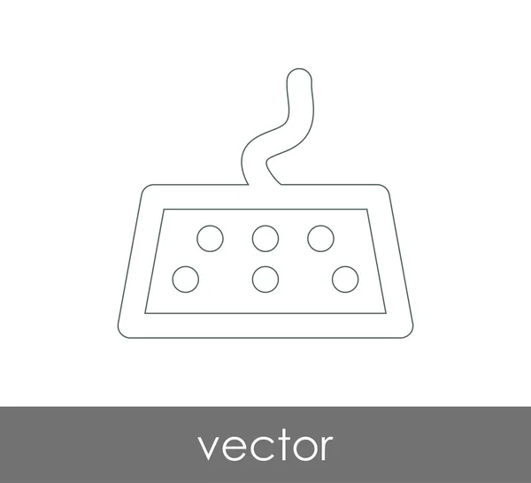 Conception de l'icône du clavier — Image vectorielle