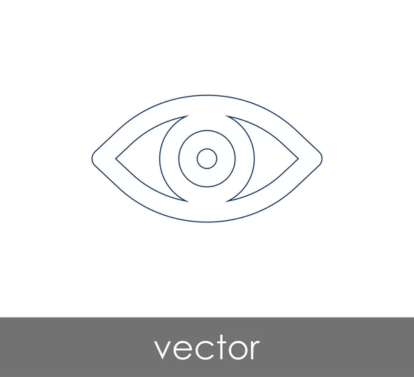 Augengrafik Symbol Vektorillustration — Stockvektor