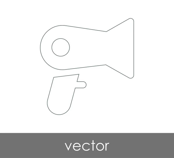 Hairdryer web icon — Stock Vector