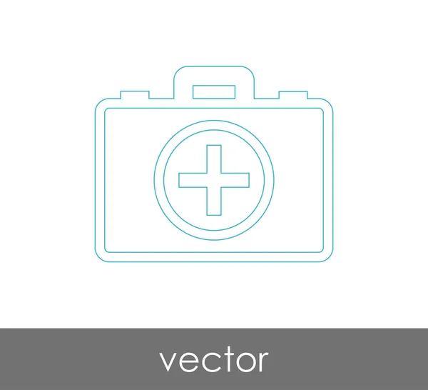 Icono del kit de primeros auxilios — Vector de stock