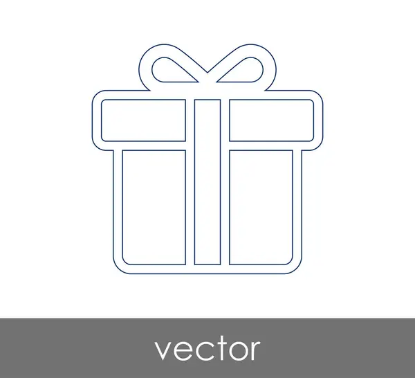 Icône cadeau — Image vectorielle