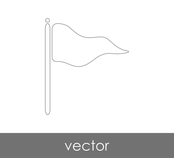 Flaggensymbol Für Webdesign Und Anwendungen — Stockvektor