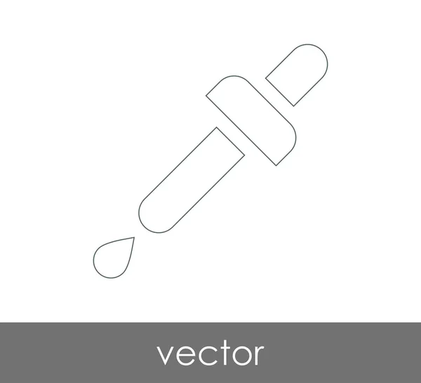 Cseppentő Orvosi Ikon Vektoros Illusztráció — Stock Vector