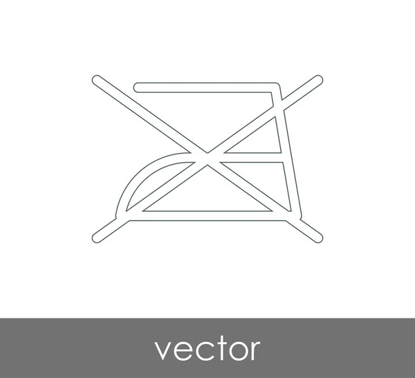 Disegno Illustrazione Vettoriale Dell Icona Ferro — Vettoriale Stock
