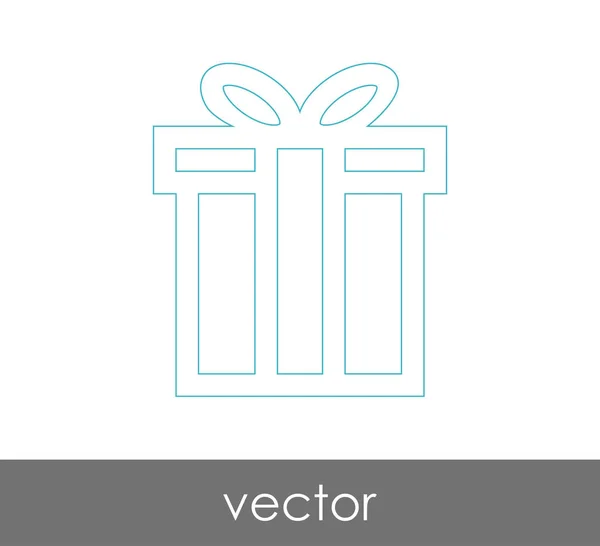 Icône cadeau — Image vectorielle