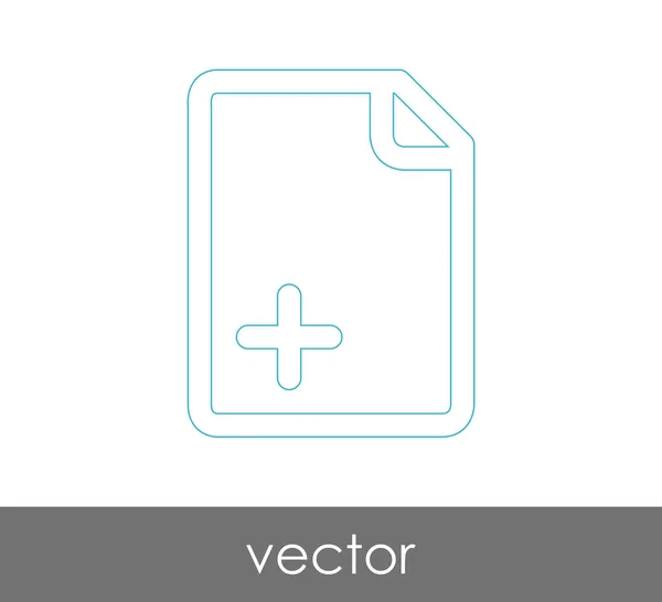 Dokument Icon Für Webdesign Und Anwendungen — Stockvektor