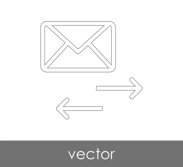 E-posta yanıt simgesi — Stok Vektör