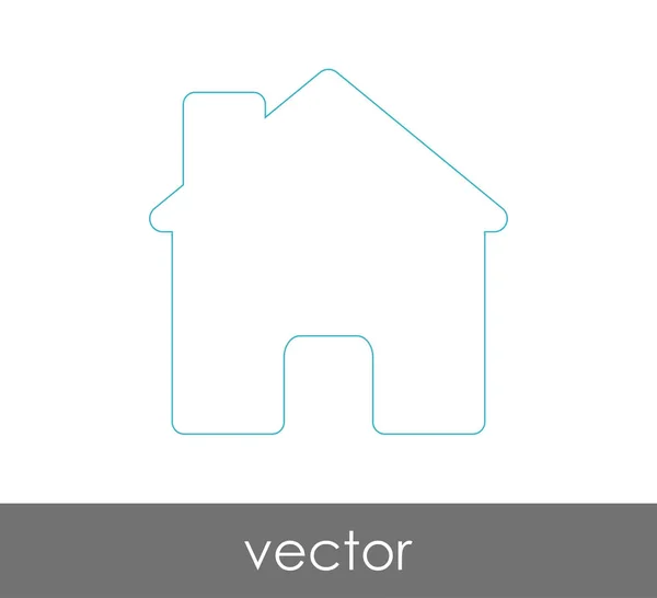 Ícone web Home — Vetor de Stock