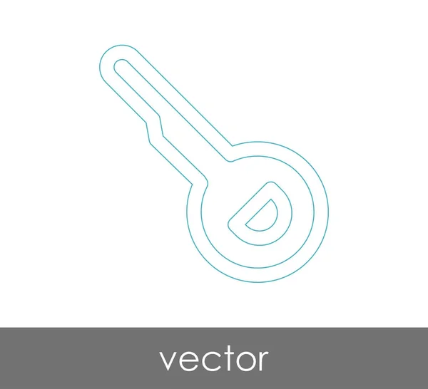 Key Icon Safety Concept Vector Illustration — Stock Vector