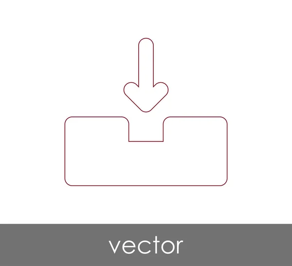 Desenho Ilustração Vetorial Ícone Arquivo — Vetor de Stock