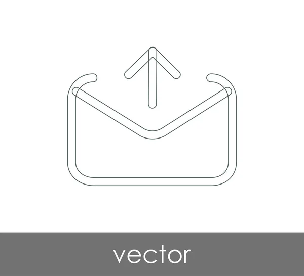 Enviar ícone de email — Vetor de Stock