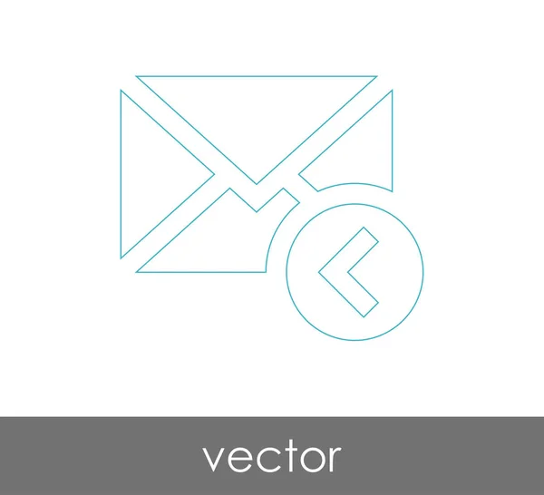 E-Mail-Antwort-Symbol — Stockvektor