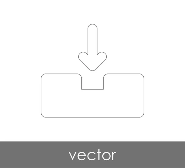 Diseño Ilustración Vectorial Icono Archivo — Archivo Imágenes Vectoriales