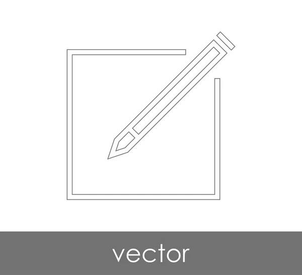 Modifica l'icona del concetto — Vettoriale Stock