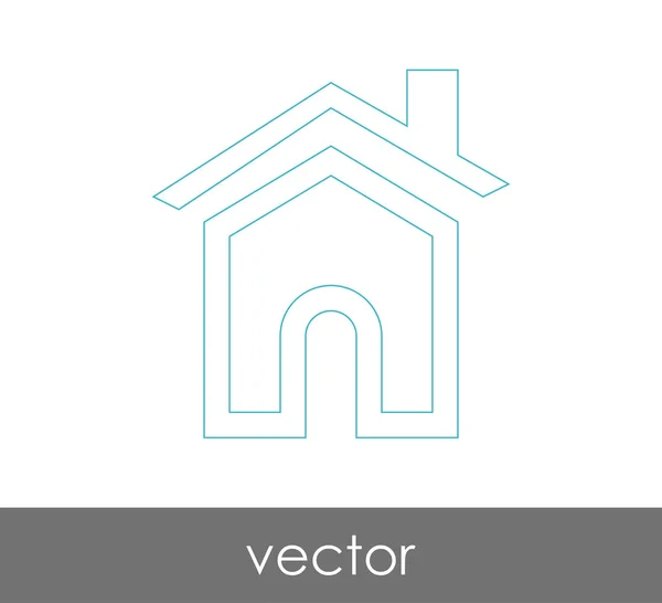 Inicio icono web — Vector de stock