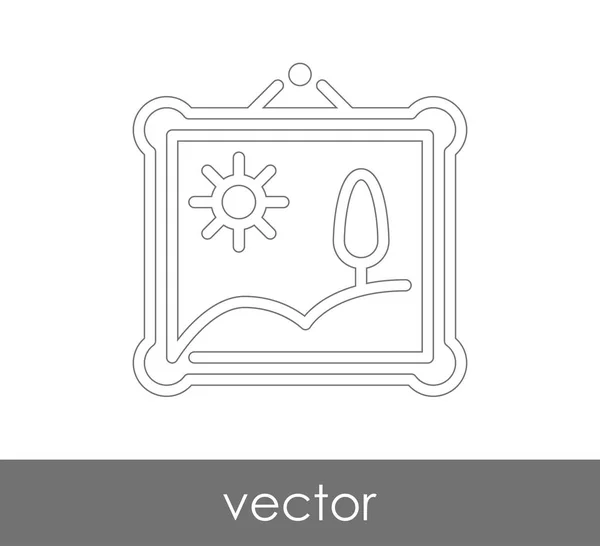 Frame Icon Für Webdesign Und Anwendungen — Stockvektor